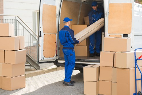 Man with a van service operating in Belgravia streets