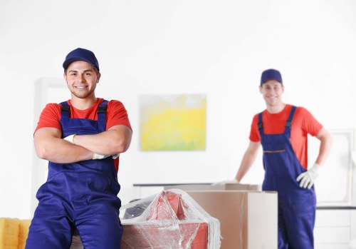 Belgravia house removal service packing fragile household items carefully