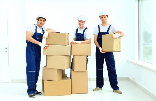 Van and mover assisting with a local move near Belgravia