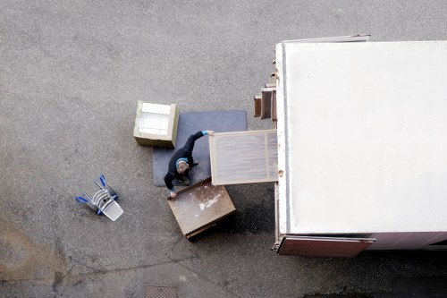 Packing and wrapping furniture for removals in Belgravia