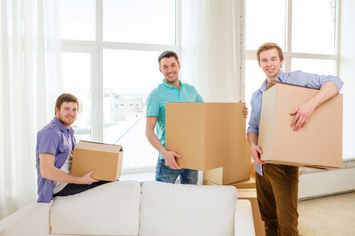Team completing a lawful and organised removal service
