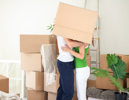 Removal van parked in a Belgravia street during a home move