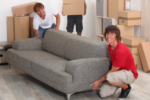 Secure packing and transport inside a removal van in Belgravia