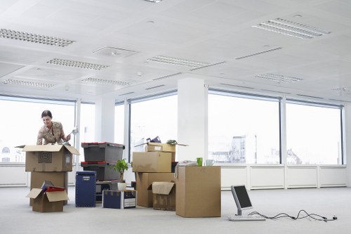 Manager reviewing a removal service complaint