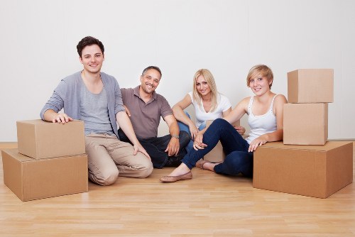 Belgravia home relocation with a moving truck outside the property