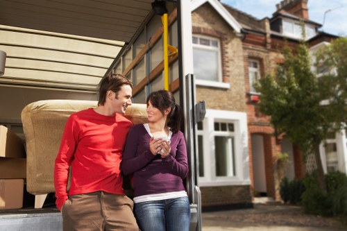 Careful furniture handling during a Belgravia relocation