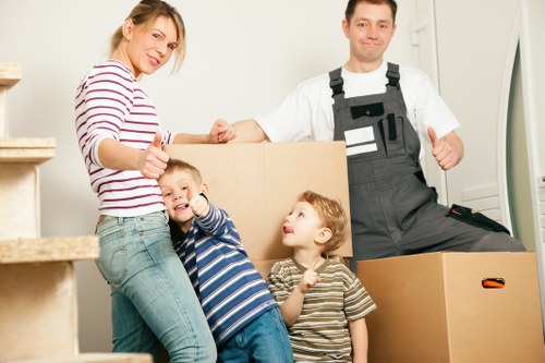 Belgravia house and office relocation using a removal van